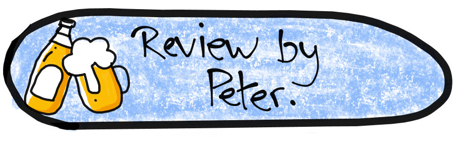Logo for beer reviewed by Peter