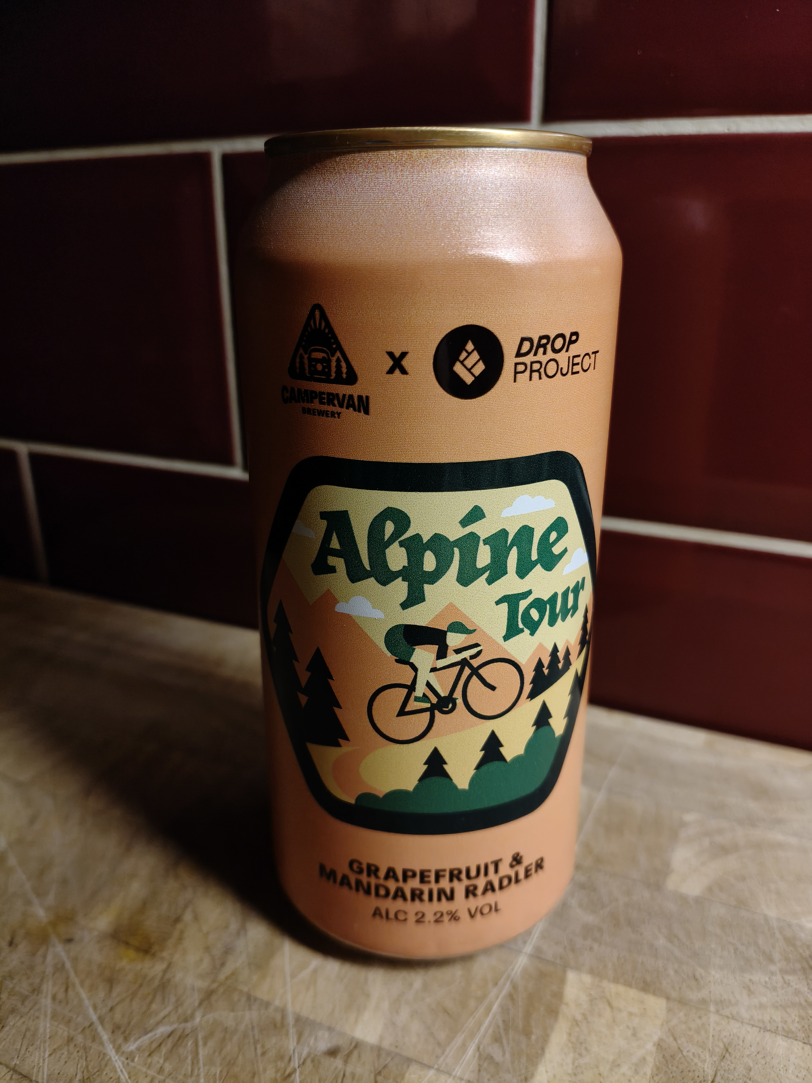 Campervan X Drop Project : Alpine Tour, Grapefruit & Mandarin (2.2% ABV ...